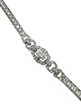 Art Deco Platinum 2.8 Carat Diamond Bracelet