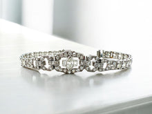 Art Deco Platinum 2.8 Carat Diamond Bracelet