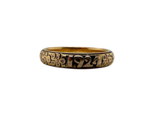 Vintage Orange Blossom 14K Wedding Band 1924