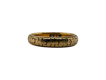 Vintage Orange Blossom 14K Wedding Band 1924