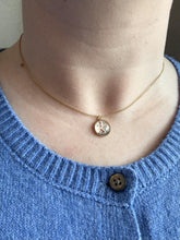 Vintage Essex Crystal Pendant 14K Yellow Gold