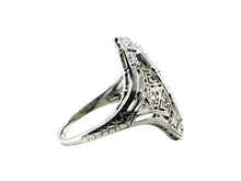Vintage Platinum Diamond Cocktail Ring