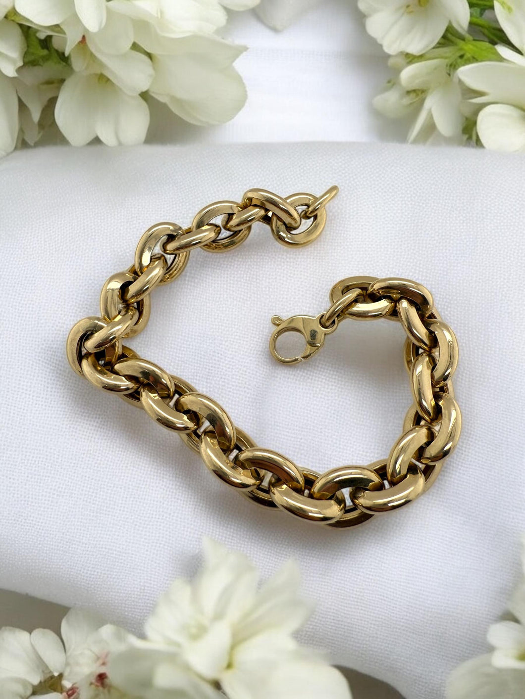 Vintage 14K Yellow Gold Link Bracelet