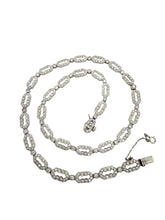 5 Carat Diamond Tennis Necklace 18K White Gold