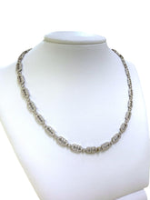 5 Carat Diamond Tennis Necklace 18K White Gold