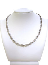 5 Carat Diamond Tennis Necklace 18K White Gold