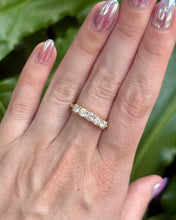 Vintage 10k Yellow Gold 1 Carat Diamond Band