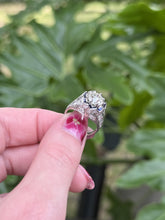 Vintage 2.13 Carat Old European Cut Platinum Diamond Engagement Ring GIA