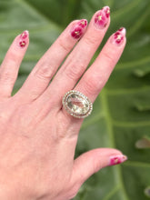 Contemporary Estate Quartz & Diamond Cocktail Ring 14K Yellow Gold