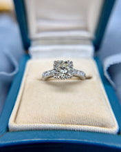 Vintage Platinum 1.99 Carat Old European Cut Diamond Ring GIA