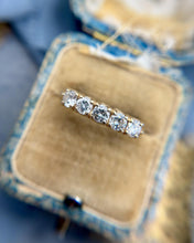Vintage 10k Yellow Gold 1 Carat Diamond Band