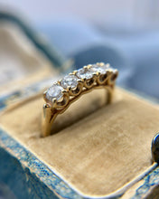 Vintage 10k Yellow Gold 1 Carat Diamond Band