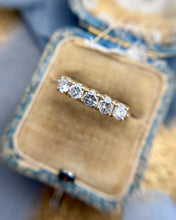 Vintage 10k Yellow Gold 1 Carat Diamond Band