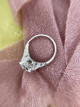 Vintage 1.70 Carat Old European Cut Diamond Platinum Engagement Ring GIA