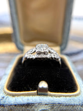 Vintage 0.78 Carat Platinum Diamond Engagement Ring
