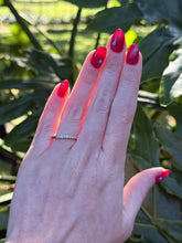 Estate Diamond Ruby & Sapphire Eternity Band Size 5.5