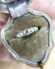 Vintage 18k Yellow Gold Edwardian Era Old European Cut Diamond Ring