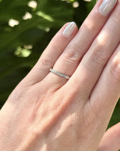 Vintage Platinum Diamond Eternity Band Size 6