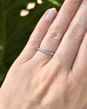 Vintage Platinum Diamond Eternity Band Size 6