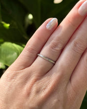 Vintage 18k White Gold Engraved Band Size 7