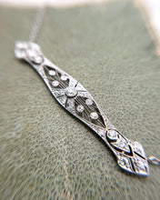 Vintage 1.3 Carat Diamond Brooch Conversion Necklace
