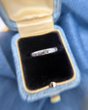 Vintage Engraved Platinum Band Size 5