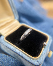 Vintage Engraved Platinum Band Size 5