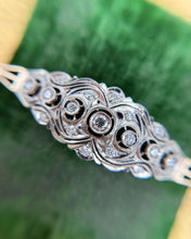 Vintage Two Toned Diamond Bracelet 14K Rose Gold