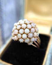 Vintage Opal Dome Cluster Ring 14K Yellow Gold