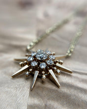 Vintage 2 Carat Old Mine Cut Diamond Brooch Conversion Necklace