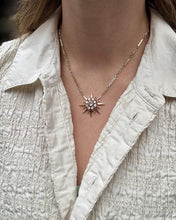 Vintage 2 Carat Old Mine Cut Diamond Brooch Conversion Necklace