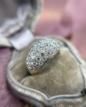 Vintage 2 Carat Diamond Dome Band Style Ring 14K Yellow Gold