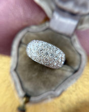 Vintage 2 Carat Diamond Dome Band Style Ring 14K Yellow Gold