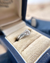Vintage Platinum Wedding Set 0.95 Carat Old European Cut Diamond