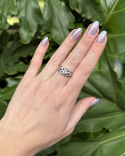 Vintage Two Toned Diamond Cocktail Ring