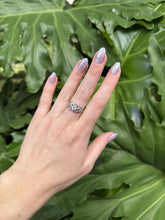 Vintage Two Toned Diamond Cocktail Ring