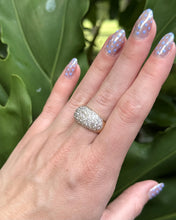 Vintage 2 Carat Diamond Dome Band Style Ring 14K Yellow Gold