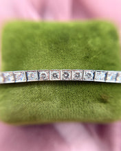 Vintage Platinum Old European Cut Diamond Tennis Bracelet 5 Carats