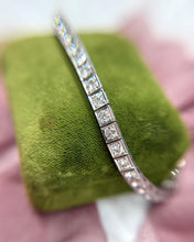 Vintage Platinum Old European Cut Diamond Tennis Bracelet 5 Carats