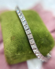 Vintage Platinum Old European Cut Diamond Tennis Bracelet 5 Carats