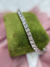 Vintage Platinum Old European Cut Diamond Tennis Bracelet 5 Carats