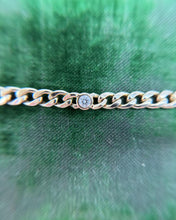 Estate Zoë Chicco Cuban Link Diamond Bracelet 14K Yellow Gold