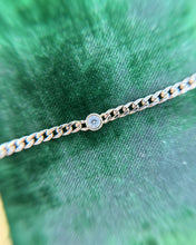 Estate Zoë Chicco Cuban Link Diamond Bracelet 14K Yellow Gold