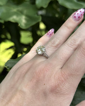 Vintage Art Deco 3.62 Carat Old European Cut Diamond Platinum Engagement Ring