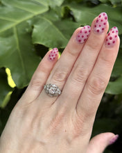 Vintage Platinum 0.5 Carat Diamond Engagement Ring