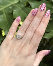 Vintage 2.28 Carat Old European Cut Diamond Engagement Ring