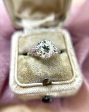 Vintage 2.28 Carat Old European Cut Diamond Engagement Ring