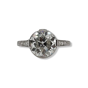 ART DECO 2.63 DIAMOND RING