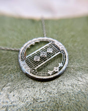 Vintage Art Deco Era Brooch Conversion Necklace