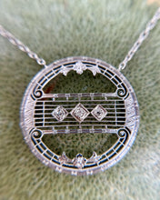 Vintage Art Deco Era Brooch Conversion Necklace